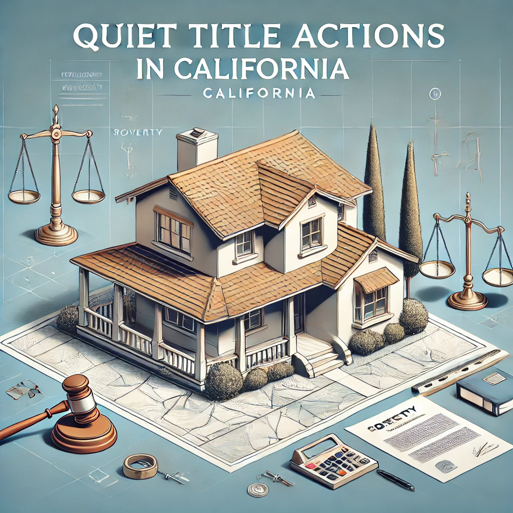 Quiet Title Actions in California: Resolving Property Ownership Disputes