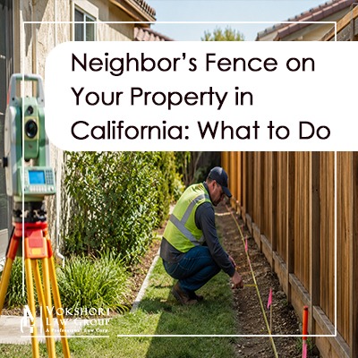 Neighbor’s Fence on Your Property in California